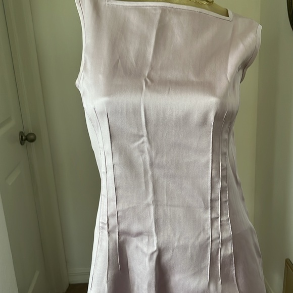 Vintage 80s Valentino Boutique Lavender Dress - Picture 2 of 5